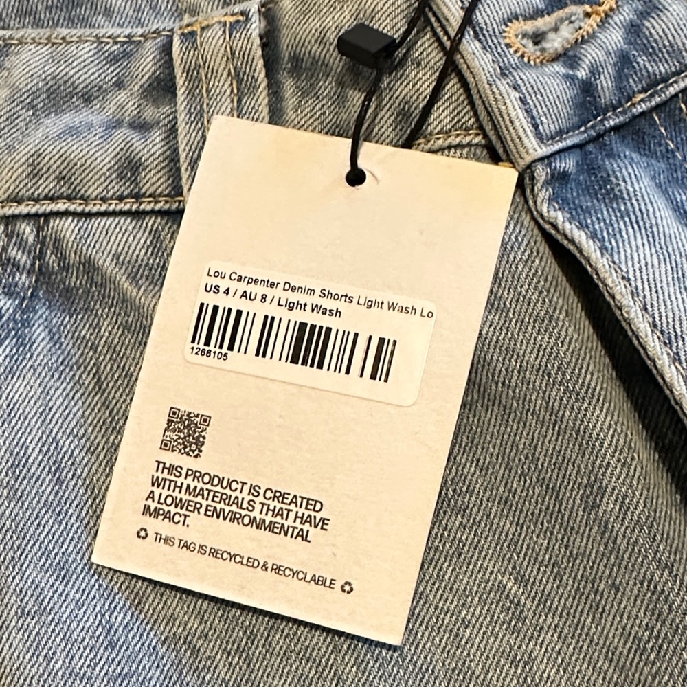 Princess Polly Light Blue Denim Shorts